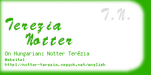 terezia notter business card